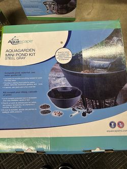 Aquascape Mini Pond Kit & Waterfall Indoor / Outdoor