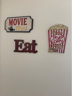 Movie Theater Wall Decor Set