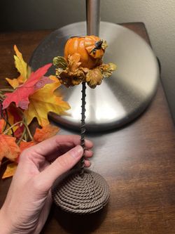Autumn Pumpkin Candle Holders