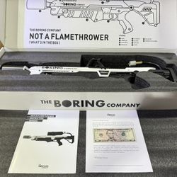 “Not A Flamethrower” A Boring Company - NEW IN ORIGINAL BOX
