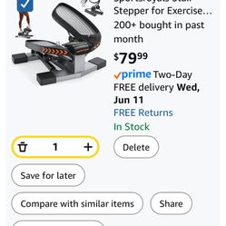 New!  Sportsroyals Stair Stepper for Exercises-Twist Stepper with Resistance Bands and 330lbs Weight Capacity
