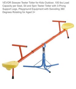 Seesaw teeter totter for kids outside