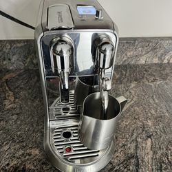 Nespresso ® by Breville ® Creatista Plus Espresso Machine in Brushed Stainless Steel