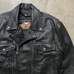 Harley Davidson “Conceal Carry” Genuine Leather Motorcycle Jacket S