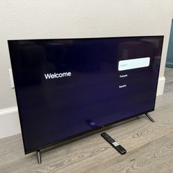 TCL 43” Smart TV (Google TV) – 1080p – Works Perfectly 