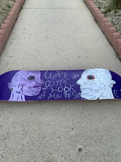 Hand draw skateboard
