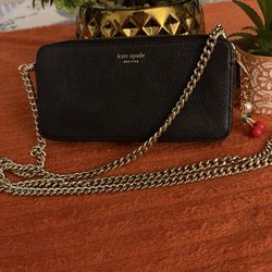 Kate Spade leather crossbody wallet