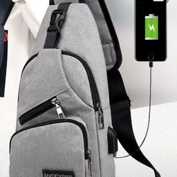 BACKPACK WITH IN BUILT CHARGING