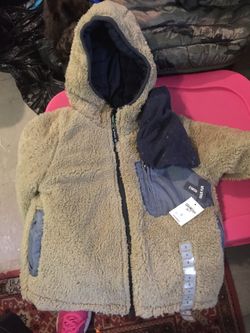 New with tags osh kosh jacket sz 5 reversible