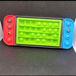 Nintendo Switch Themed Fidget Pop It Silicone Bubble Popper Sensory Toy