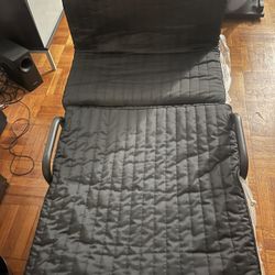 Folding Bed With Mattress and Wheels