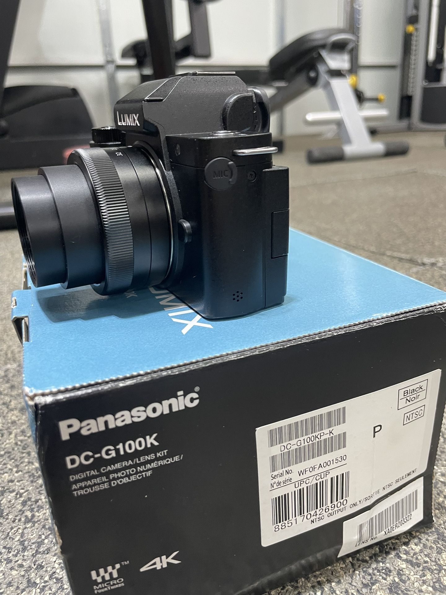 Panasonic - LUMIX G100 Mirrorless Camera for Photo, 4K Video and Vlogging, 12-32mm Lens - DC-G100KK - Black Bundle 