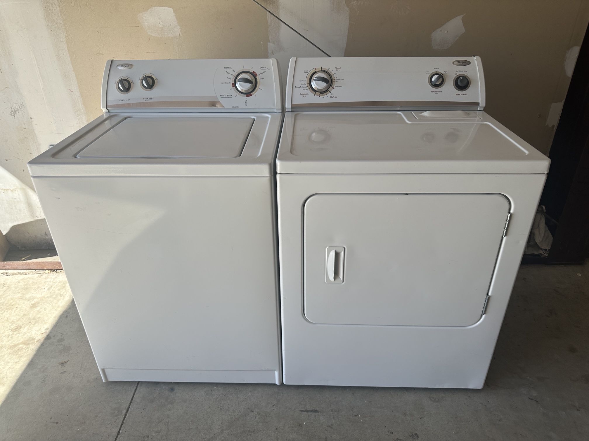Whirlpool Electric Washer And Dryer Set