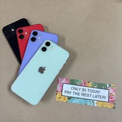 Apple IPhone 12 Mini 5G Unlocked - Only $1 Today Pay The Rest Later! 