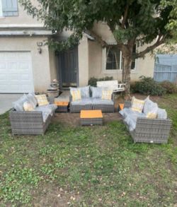 High quality deep seating cushions fully assembled inside the box patio furniture patio set 🆕☑️✅
