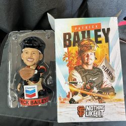 San Francisco Giants Patrick Bailey Game Day Bobble Head