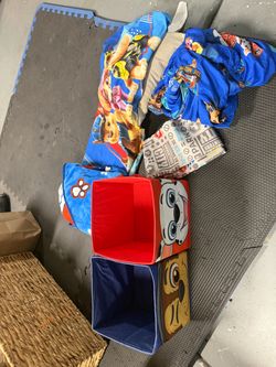 PAW Patrol Kids Bedding and Storage Bins Set