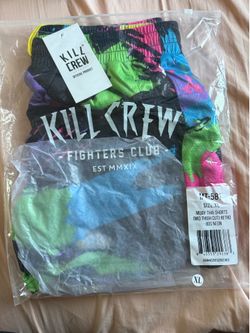 MUAY THAI SHORTS (MID THIGH CUT) RETRO - 80s NEON