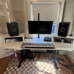 music production standing desk - custom