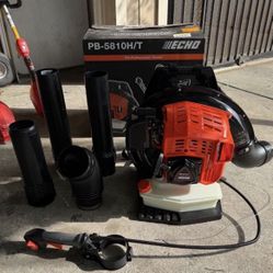 ECHO 200 MPH 700 CFM 59.7 cc Gas Low Exhaust Emission Engine Backpack Leaf Blower with Tube-Mounted