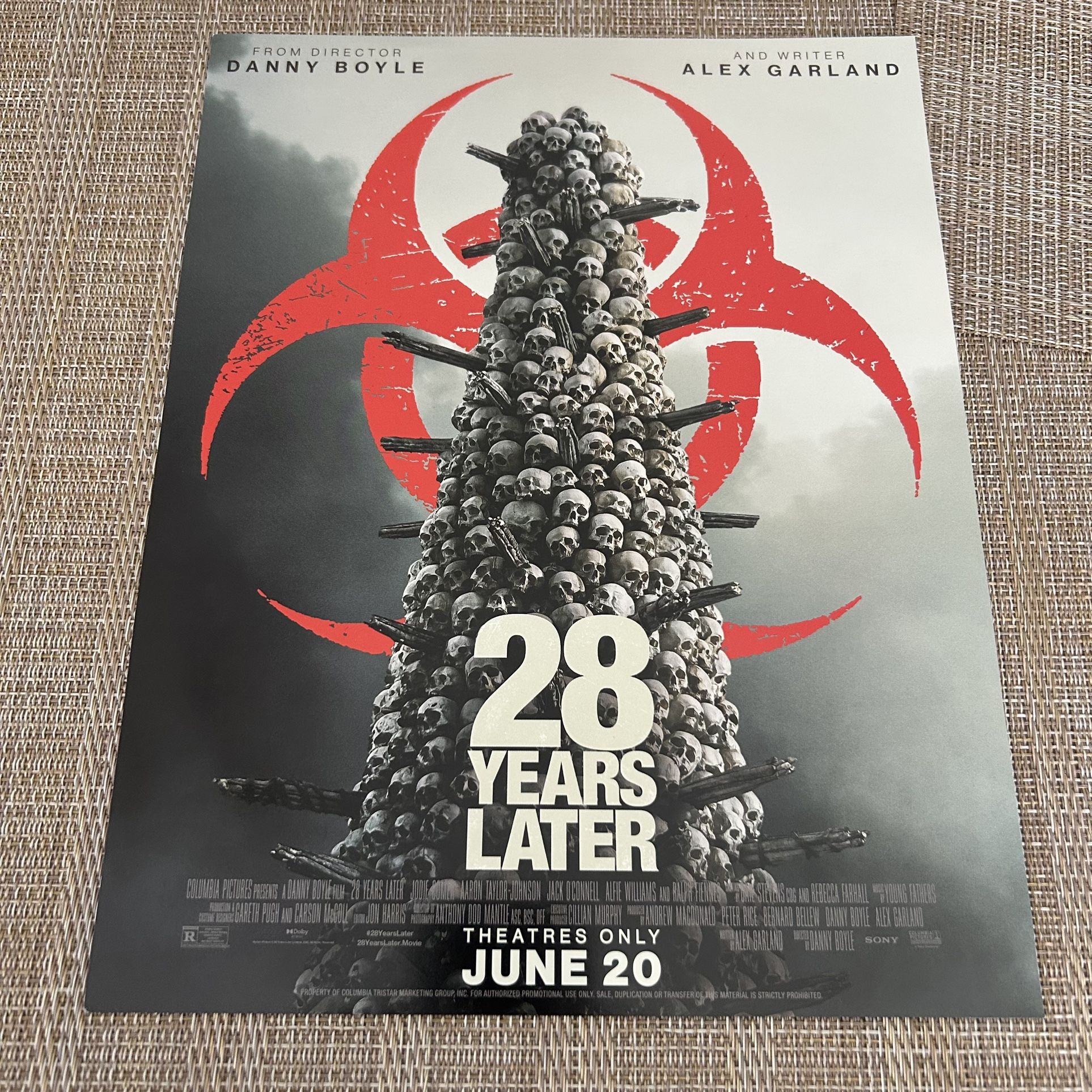28 Years Later Double Sided Poster/Map Regal