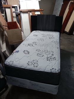 Bed with mattress nice