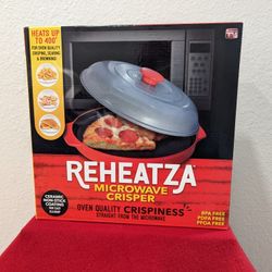Reheatza Microwave Crisper. As Seen on TV. Microwave Cooker Oven Quality 