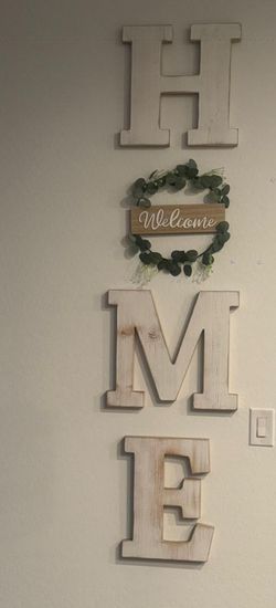 Big Home Letter Decoration 