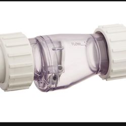 XtremepowerUS Swimming Pool Pump Spring Check Valve Inline Control (1.5")