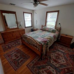 Queen Bed Frame Optional Mattress
