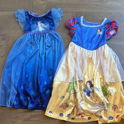 Girls Disney Pajamas Dresses Size 4T