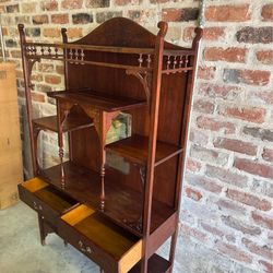 REDUCED PRICE // Late 18th or early 19th century mahogany etagere / PICKUP ONLY/ CASH ONLY