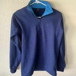 Vintage Patagonia 1/4 Zip Fleece Blue Long Sleeve Jacket Women’s Size Small