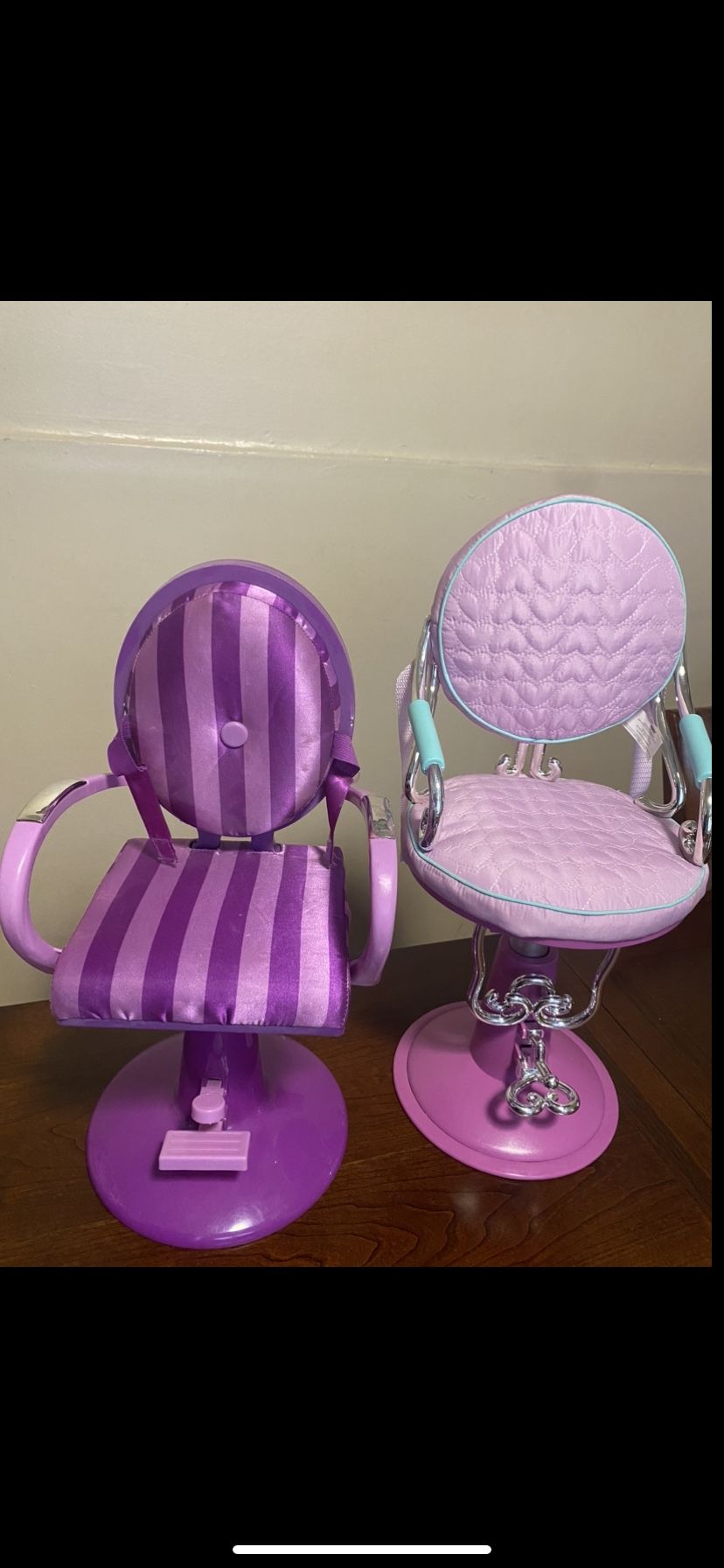 Our Generation And My Life Doll Chairs