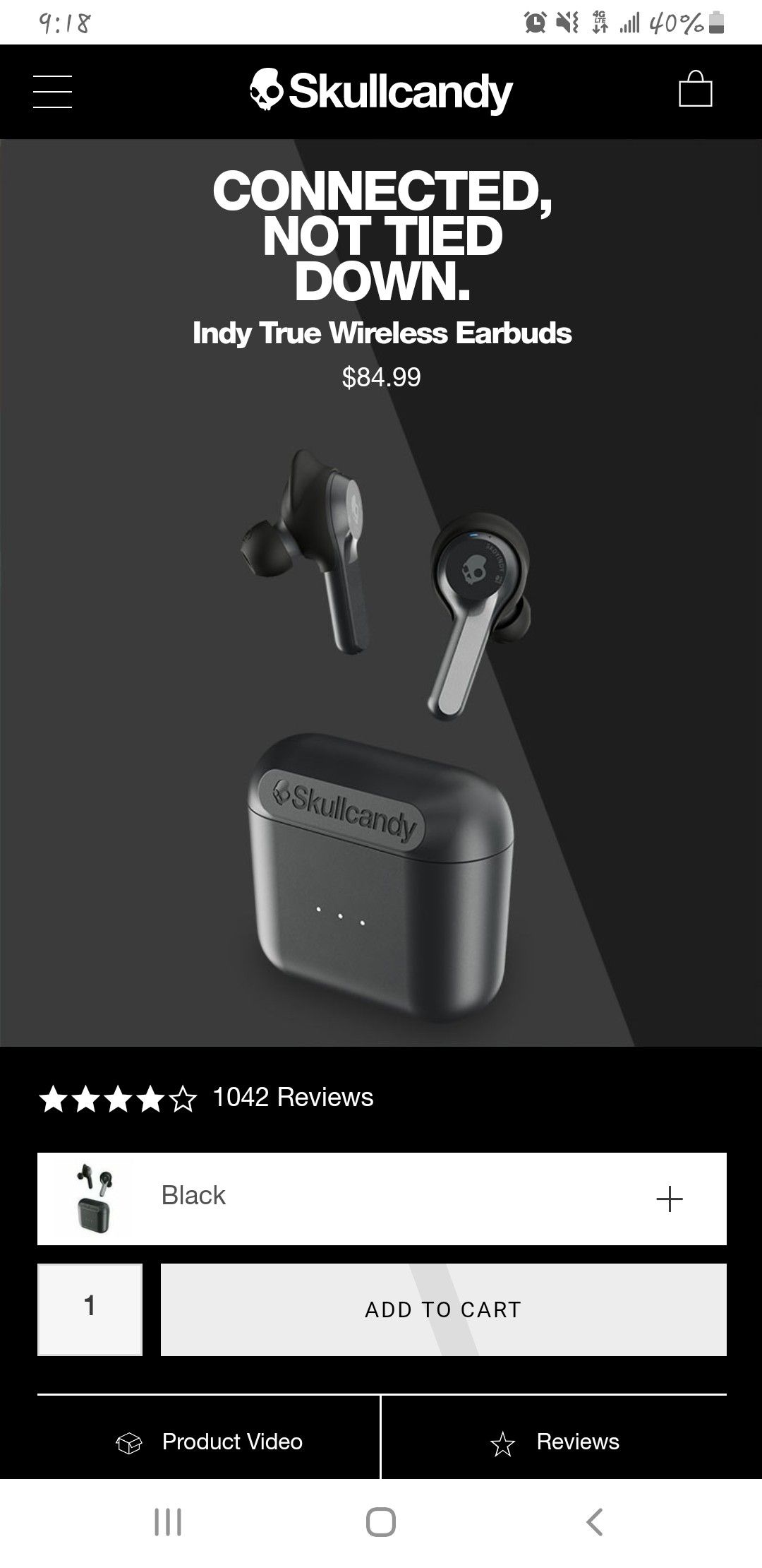 Skullcandy Indy True Wireless Earbuds