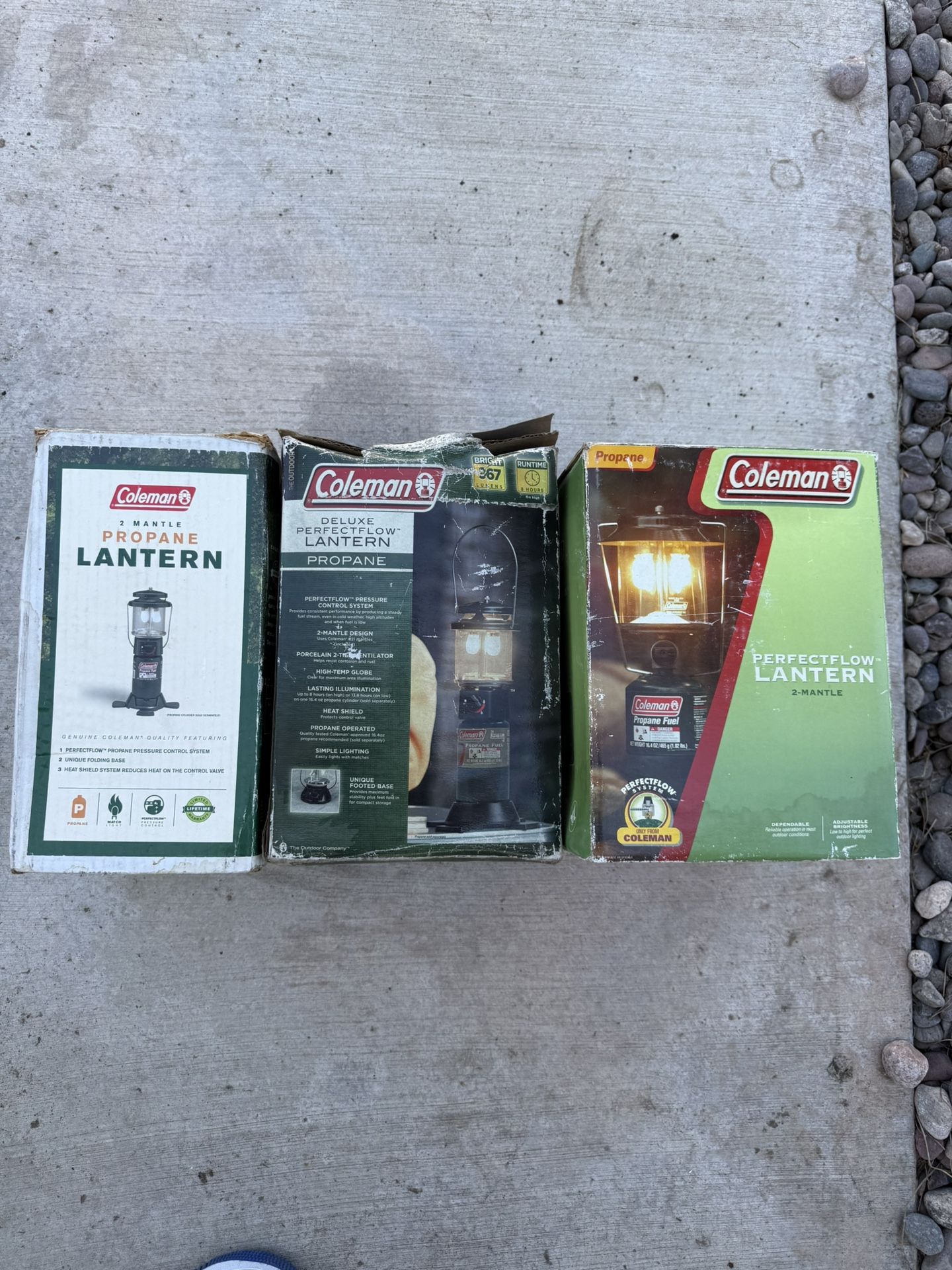 3 Pack Coleman Propane Lanterns