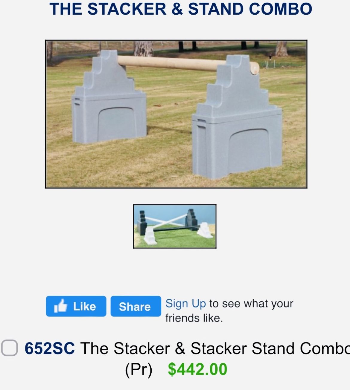 Bermingham Horse Stacker Jumps