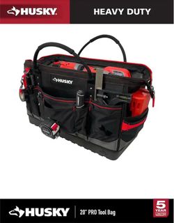 Husky 20-Inch Heavy Duty Pro Tool Bag