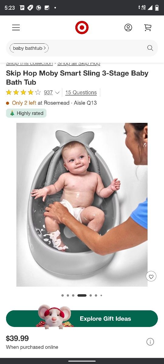 Baby Bath Tub Whale Shaped