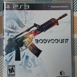 Bodycount Game - Sony PlayStation 3 Complete With The Manual Tested/Workss
