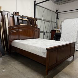 California King Bed With Mattress $360