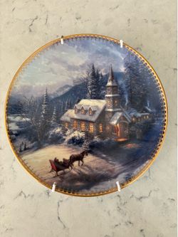 Thomas Kinkade decorative plate