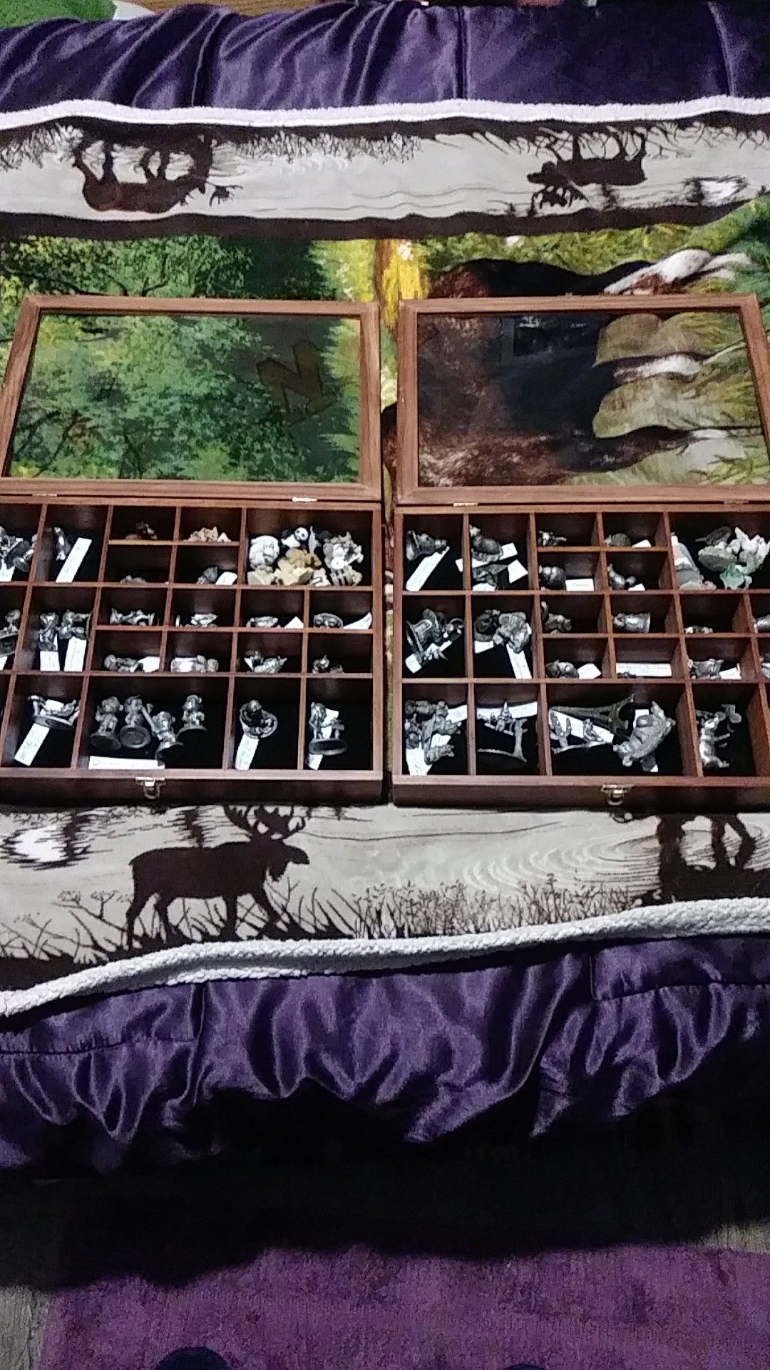 Selling my Pewter collection over 50 Peices from 1968 to 1988 and Both glass cases All Like New had for over 28 yrs in storage Asking 125 CASH O.B.O.