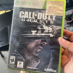 Call Of Duty Ghost Xbox 360 Game 