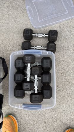 Dumbbell weights 8 10 12 and 15