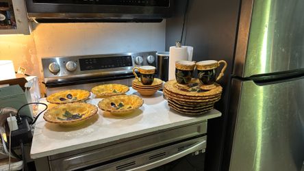 Raymond Waites Pompeu Certified International Corporation Dinner Quality Dinnerware