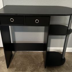 Compact Notebook/Laptop Desk W/ 2 Drawers