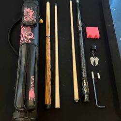 Beginner Pool Cue Set 
