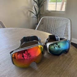Snow/Ski/Snowboard Goggles—2 Pairs