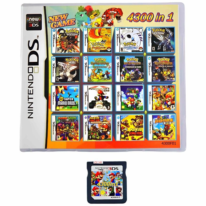 Cartridge for all Nintendo DS/2DS/3DS Models | Plug & Play | Accs & Content
